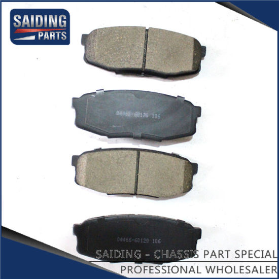 Pastilhas de freio de cerâmica Saiding para autopeças Toyota Land Cruiser 04466-60120